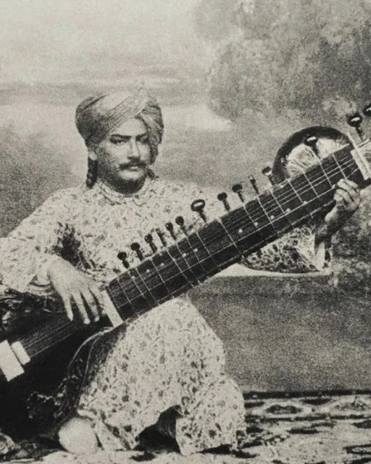 Ustad Enayat Khan, Sitar artist of the Etawah gharana, Hindustani classical musician