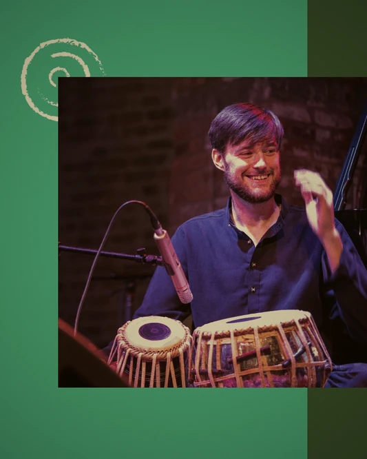 Mike Lukshis, Tabla artist of the Delhi gharana, Hindustani classical musician
