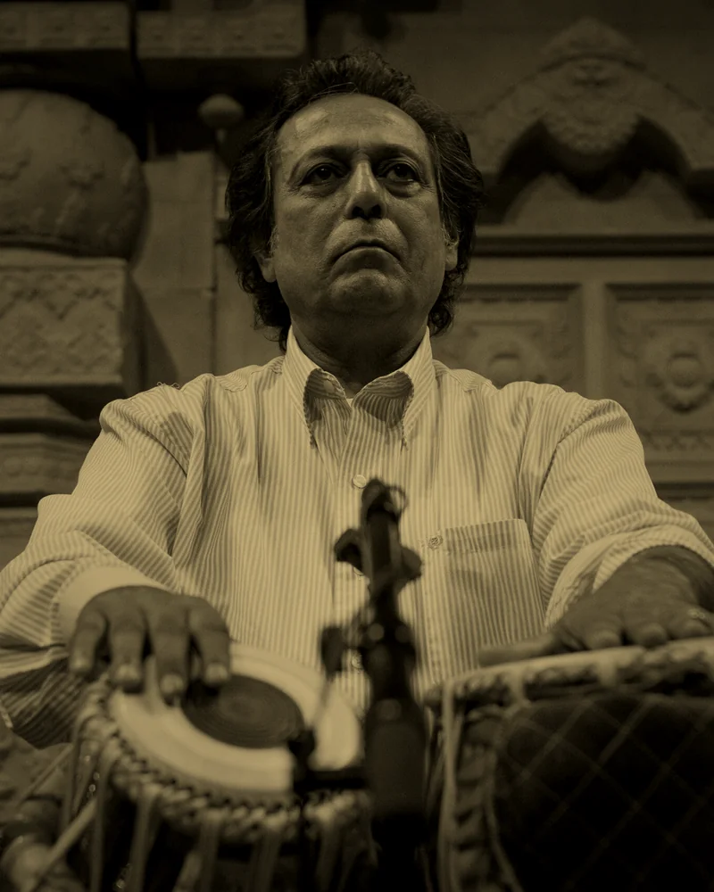 Pandit Swapan Chaudhuri, Tabla artist of the Lucknow gharana, Hindustani classical musician
