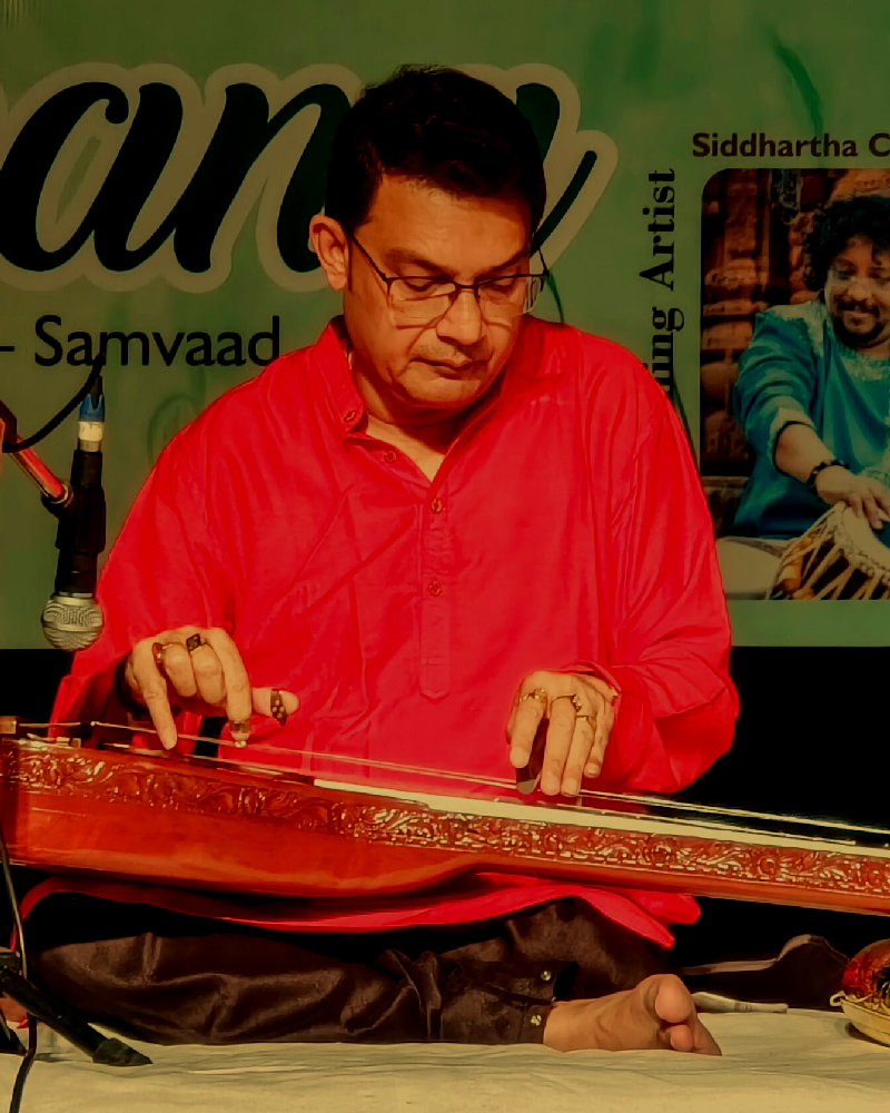Shri Suman Laha, Mohan Veena artist of the Senia gharana, Hindustani classical musician