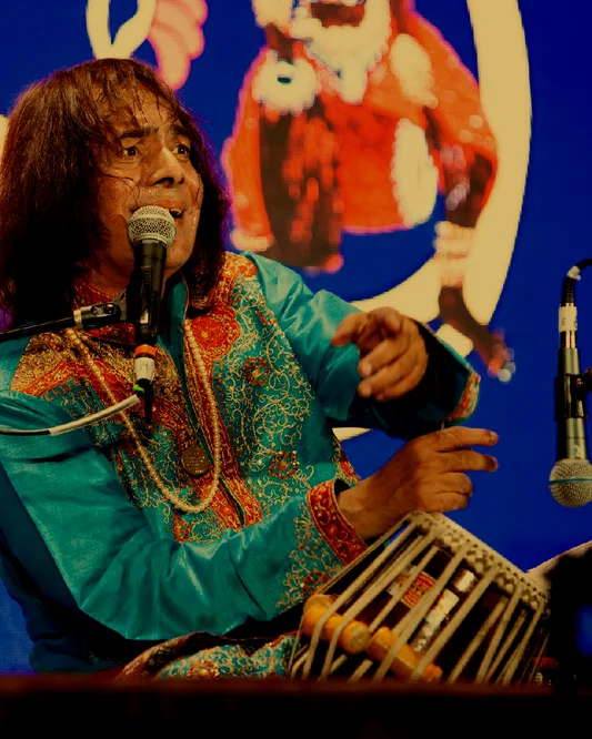 Ustad Tari Khan, Tabla artist of the Punjab gharana, Hindustani classical musician
